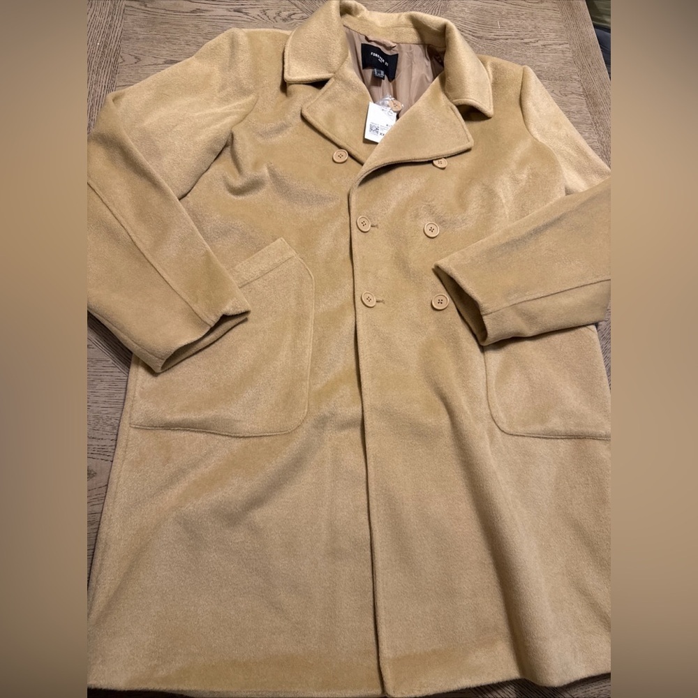 Forever 21 Men's New with tags  Trench Coat  Modern Outerwear  XXL